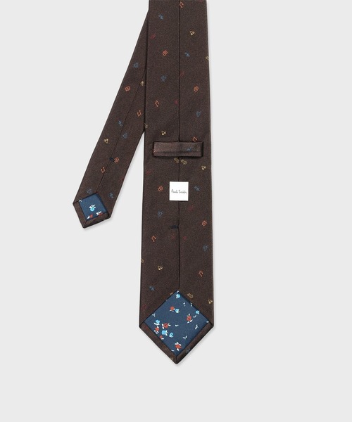Paul Smith（ポールスミス）の「マルチカラードローイング タイ【250085 552MJ】（ネクタイ・メンズ・グレー/サックスブルー/ダークブラウン/ネイビー・FREE）」の7枚目の写真