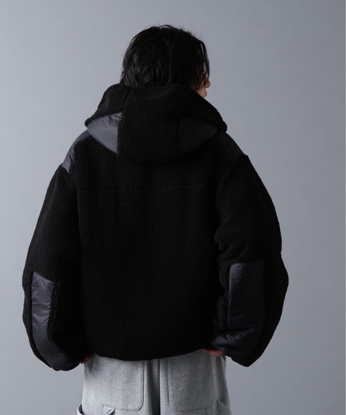 DANKE SCHON（ダンケシェーン）の「DankeSchon/ダンケシェーン/BOA NYLON BLOUSON（ブルゾン・メンズ・ベージュ/ブラック・M）」の7枚目の写真