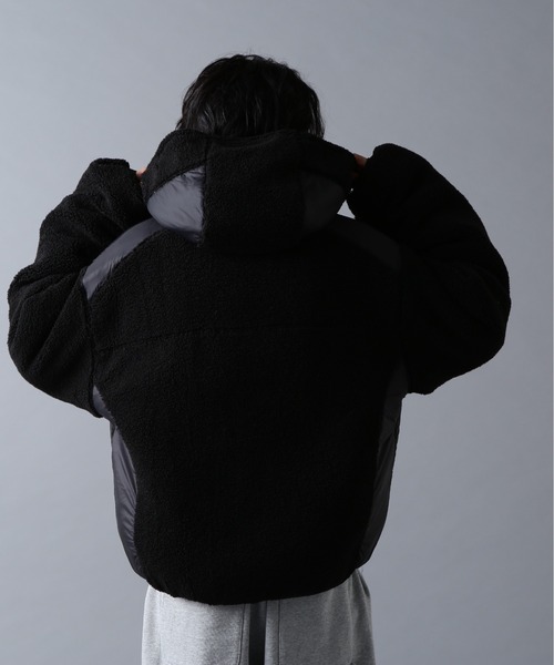 DANKE SCHON（ダンケシェーン）の「DankeSchon/ダンケシェーン/BOA NYLON BLOUSON（ブルゾン・メンズ・ベージュ/ブラック・M）」の8枚目の写真