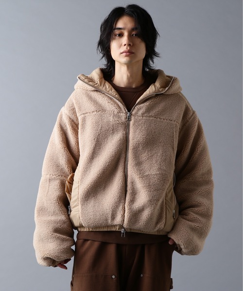 DANKE SCHON（ダンケシェーン）の「DankeSchon/ダンケシェーン/BOA NYLON BLOUSON（ブルゾン・メンズ・ベージュ/ブラック・M）」の15枚目の写真