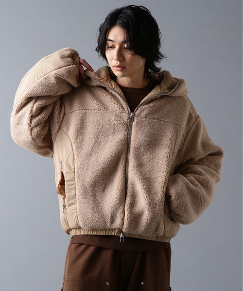 DANKE SCHON（ダンケシェーン）の「DankeSchon/ダンケシェーン/BOA NYLON BLOUSON（ブルゾン・メンズ・ベージュ/ブラック・M）」の16枚目の写真