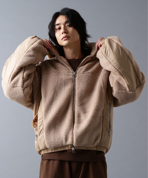 DANKE SCHON（ダンケシェーン）の「DankeSchon/ダンケシェーン/BOA NYLON BLOUSON（ブルゾン・メンズ・ベージュ/ブラック・M）」の17枚目の写真
