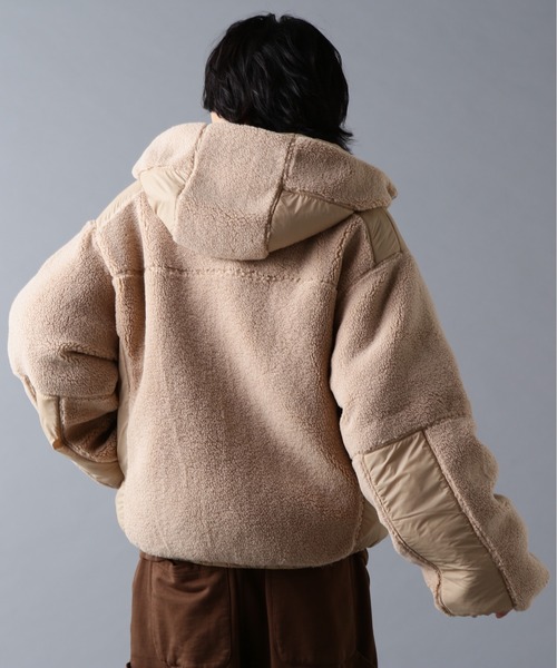 DANKE SCHON（ダンケシェーン）の「DankeSchon/ダンケシェーン/BOA NYLON BLOUSON（ブルゾン・メンズ・ベージュ/ブラック・M）」の18枚目の写真