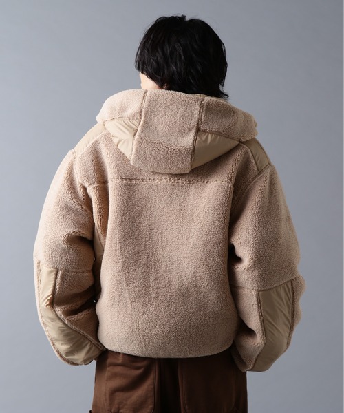 DANKE SCHON（ダンケシェーン）の「DankeSchon/ダンケシェーン/BOA NYLON BLOUSON（ブルゾン・メンズ・ベージュ/ブラック・M）」の19枚目の写真