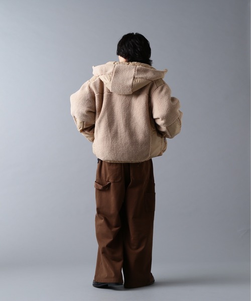 DANKE SCHON（ダンケシェーン）の「DankeSchon/ダンケシェーン/BOA NYLON BLOUSON（ブルゾン・メンズ・ベージュ/ブラック・M）」の22枚目の写真