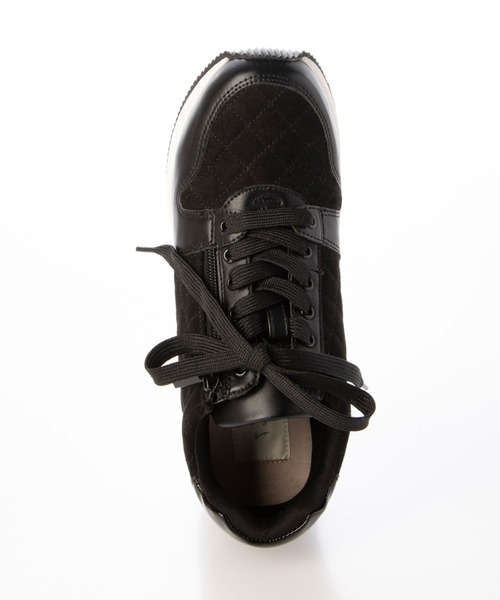 enchanted(エンチャンテッド)の「キルティングレースアップウェッジスニーカー(スニーカー・レディース・キャメル/ベージュ/ブラック/グレイッシュベージュ・S/M/L/LL)」の15枚目の写真