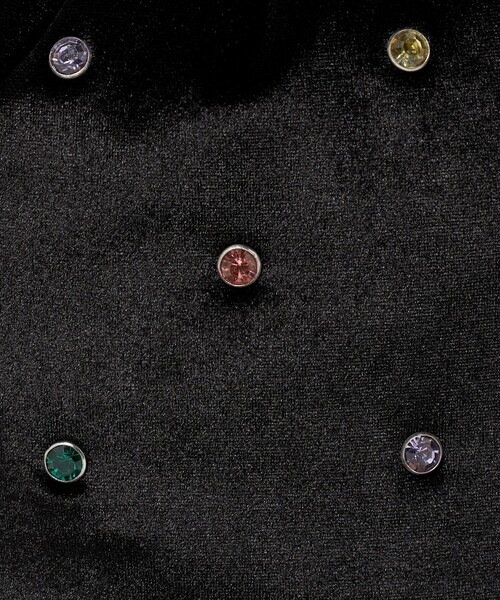 UNITED ARROWS（ユナイテッドアローズ）の「ミックスビジュー ショルダーバッグ（ショルダーバッグ・レディース・ブラック/ネイビー・FREE）」の4枚目の写真