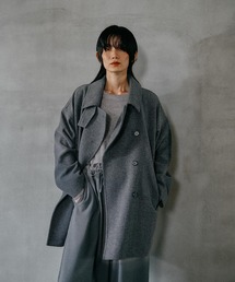 LEPSIM | ウーリーダブルミドルコート 498550(その他アウター)