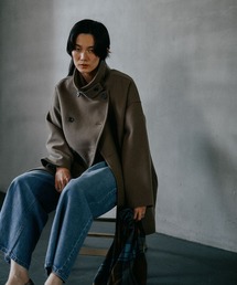 LEPSIM | ウーリーダブルミドルコート　498550(その他アウター)