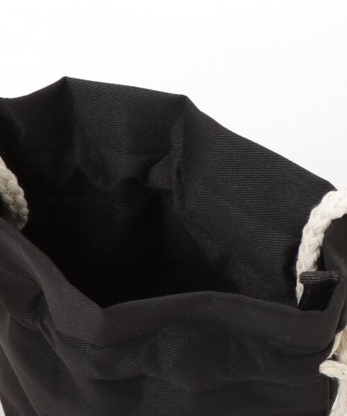 HIKA（ヒカ）の「【HIKA】シンプル巾着ショルダーBAG（ショルダーバッグ・レディース・ブラック/ゼブラ・FREE）」の5枚目の写真