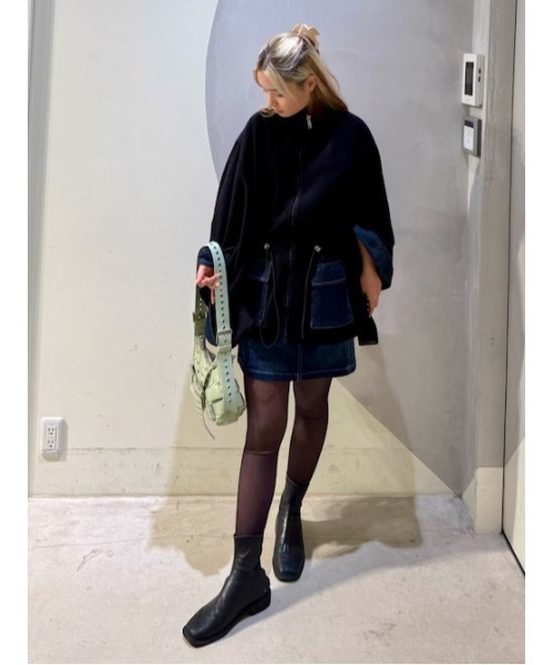 【未使用 タグ付】Desigual デシグアル デニム ポンチョ 定価23899 未使用 タグ付】Desigual デシグアル デニム ポンチョ 定価23899