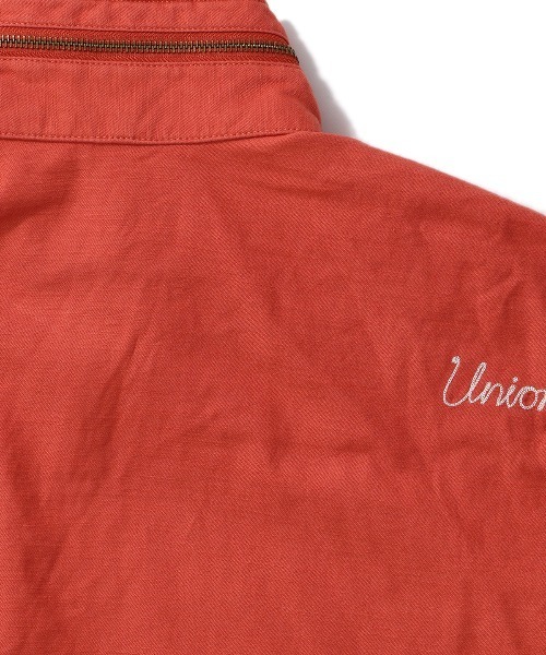 UNION(UNION TOKYO)(ユニオン)の「UNION TOKYO EASTON JACKET ユニオントーキョー ジャケット(ミリタリージャケット・メンズ・オレンジ/オリーブ・LARGE/SMALL/X-LARGE)」の14枚目の写真