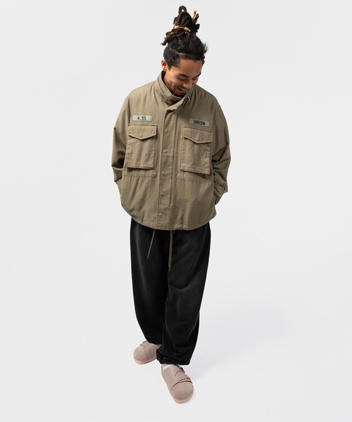 UNION(UNION TOKYO)(ユニオン)の「UNION TOKYO EASTON JACKET ユニオントーキョー ジャケット(ミリタリージャケット・メンズ・オレンジ/オリーブ・LARGE/SMALL/X-LARGE)」の7枚目の写真