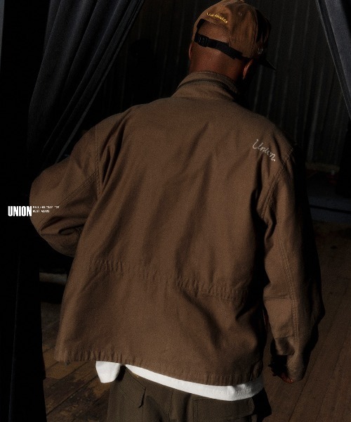 UNION(UNION TOKYO)(ユニオン)の「UNION TOKYO EASTON JACKET ユニオントーキョー ジャケット(ミリタリージャケット・メンズ・オレンジ/オリーブ・LARGE/SMALL/X-LARGE)」の11枚目の写真