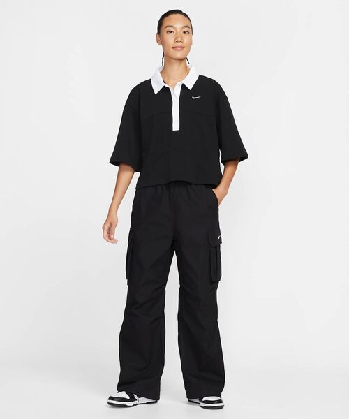 NIKE(ナイキ)の「ナイキ スポーツウェア ウィメンズ ミッドライズ オーバーサイズド ウーブン カーゴ パンツ / Nike Sportswear Women's Mid-Rise Oversized Woven Cargo Pants HV1967-010 Black(カーゴパンツ・レディース・ブラック・XL/L/M/S/XS)」の13枚目の写真