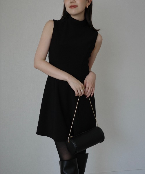 カットジョーゼットミニワンピース（ワンピース）｜anuans（ア