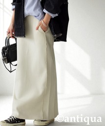 スポンジニットロングスカート