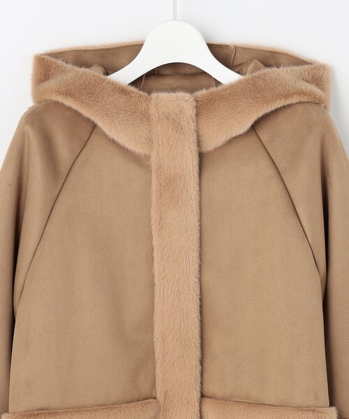 ANY SIS(エニィスィス)の「Luxuryフェイクムートン コート(ムートンコート・レディース・アイボリー系/ブラウン系・X-LARGE)」の11枚目の写真