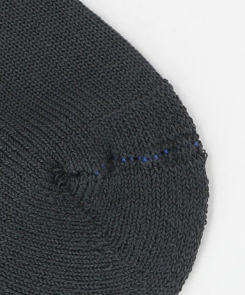 ROTOTO（ロトト）の「＜ROTOTO＞ルーズパイル クルーソックス（ソックス/靴下・メンズ・ホワイト/ダークグレー・M）」の4枚目の写真