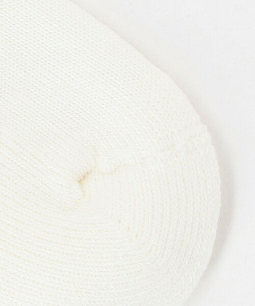ROTOTO（ロトト）の「＜ROTOTO＞ルーズパイル クルーソックス（ソックス/靴下・メンズ・ホワイト/ダークグレー・M）」の6枚目の写真