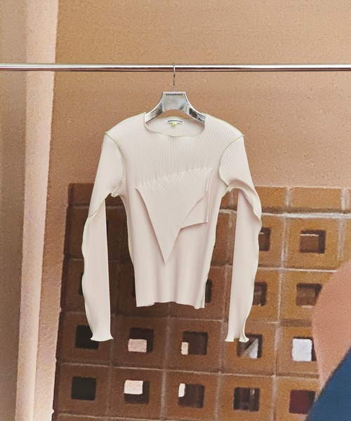 kotohayokozawa/コトハヨコザワ】T*D* WAVE LONG SLEEVE TOP（シャツ