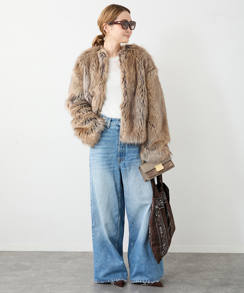 セール】*Jane Fur ジャケット（その他アウター）｜Deuxieme Classe