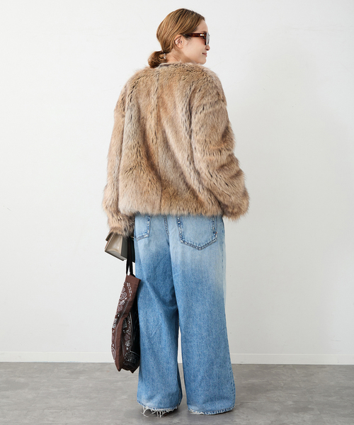 セール】*Jane Fur ジャケット（その他アウター）｜Deuxieme Classe