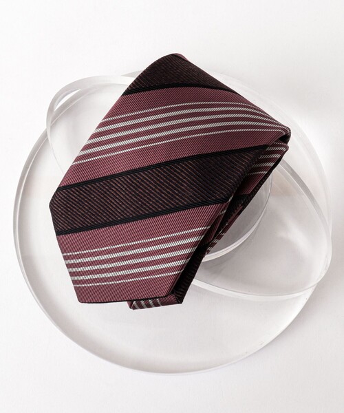 NOLLEY’S(ノーリーズ)の「RBマルチストライプネクタイ 25AWコレクション(ネクタイ・メンズ・ブルー系その他6/ピンク系その他・FREE)」の2枚目の写真