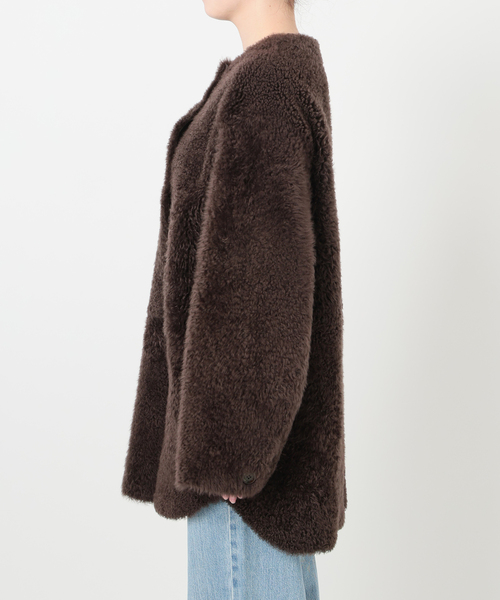 IENA(イエナ)の「Maison IENAムートンコート(ムートンコート・レディース・ブラウン・FREE)」の18枚目の写真