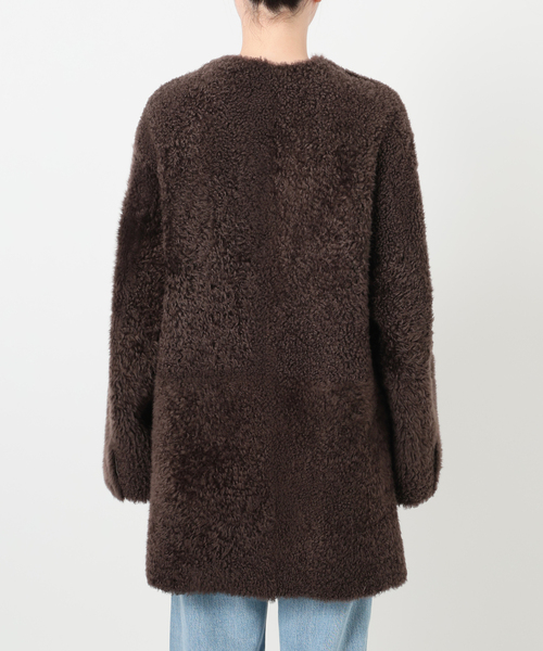 IENA(イエナ)の「Maison IENAムートンコート(ムートンコート・レディース・ブラウン・FREE)」の19枚目の写真