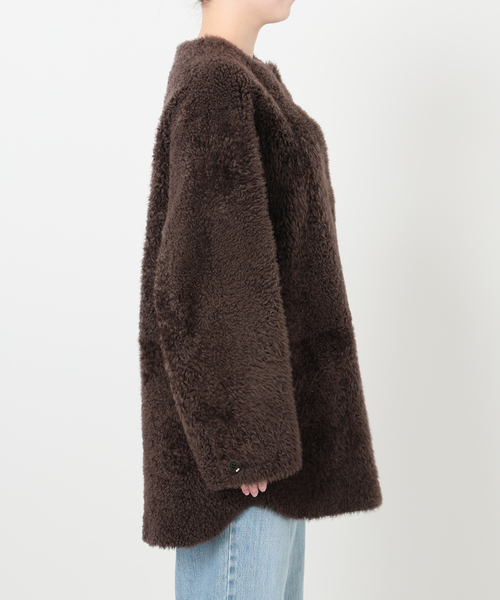 IENA(イエナ)の「Maison IENAムートンコート(ムートンコート・レディース・ブラウン・FREE)」の20枚目の写真