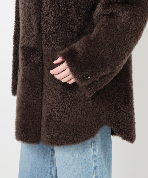IENA(イエナ)の「Maison IENAムートンコート(ムートンコート・レディース・ブラウン・FREE)」の22枚目の写真