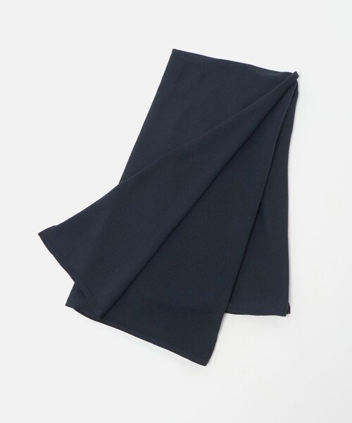 THROW（スロー）の「＜THROW＞ Square Stole（ストール/ショール・レディース・オリーブ/ネイビー・FREE）」の2枚目の写真