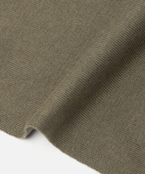 THROW（スロー）の「＜THROW＞ Square Stole（ストール/ショール・レディース・オリーブ/ネイビー・FREE）」の6枚目の写真