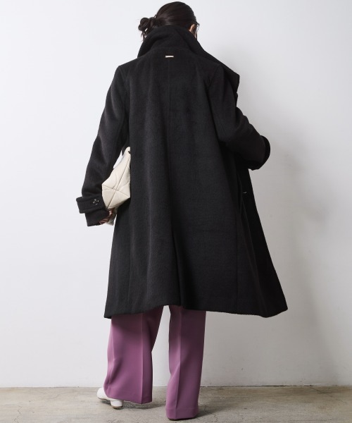 CHIC STYLE(シックスタイル)の「リラックスパンツ<大きいサイズ有>シックスタイル(スラックス・レディース・ブラック/パープル・M/L/LL/3L/4L/5L)」の22枚目の写真
