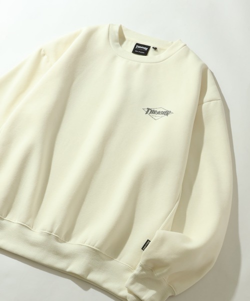 THRASHER（スラッシャー）の「【THRASHER/スラッシャー】裏起毛 アソート カスレクラックプリント クルーネック スウェット トレーナー（スウェット・メンズ・ブラック/ブラウン/アイボリー/ワイン/ブラック系/ブラック系1/グレー系/グレー系1/ブラウン系/アイボリー系/アイボリー系1/アッシュグレー・M/L/XL）」の22枚目の写真