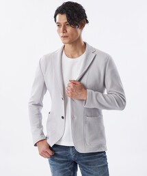 EPOCA UOMO（エポカウォモ）の「【Safari Lounge別注】ポリエステルライトニットジャケット（テーラードジャケット）」