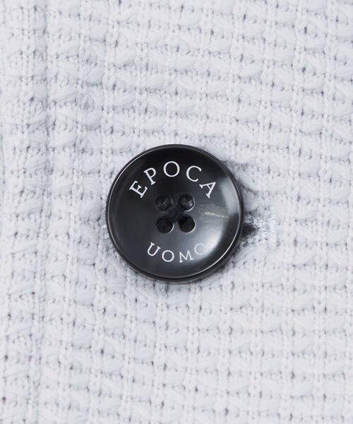 EPOCA UOMO(エポカウォモ)の「【Safari Lounge別注】ポリエステルライトニットジャケット(テーラードジャケット・メンズ・チャコールグレー/ライトグレー・46/48)」の10枚目の写真