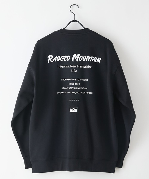 ragged mountain(ラギットマウンテン)の「【RAGGED MOUNTAIN/ラギットマウンテン】ALTON/アルトン バックプリント スウェットトレーナー(スウェット・メンズ・ブラック/ネイビー/ブラウン/グレー・MEDIUM/LARGE/X-LARGE)」の9枚目の写真
