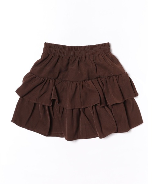 SpRay（スプレイ）の「ティアードフリルミニスカート（スカート・レディース・チャコールグレー/ブラック/ブラウン・FREE）」の15枚目の写真