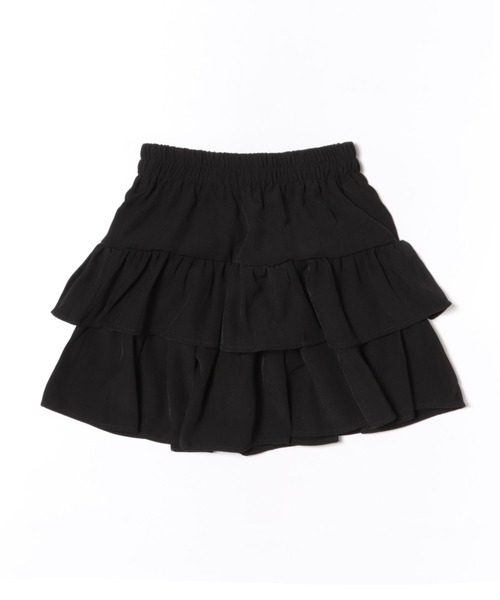 SpRay（スプレイ）の「ティアードフリルミニスカート（スカート・レディース・チャコールグレー/ブラック/ブラウン・FREE）」の13枚目の写真