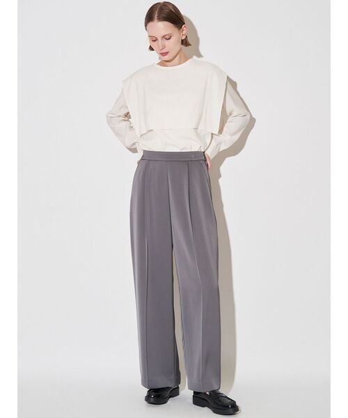 ELENDEEK（エレンディーク）の「シャイニーセミワイドパンツ（その他パンツ・レディース・ライトブルー/グレー/アイボリー・01/02）」の13枚目の写真