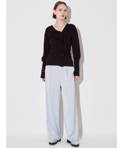 ELENDEEK（エレンディーク）の「シャイニーセミワイドパンツ（その他パンツ・レディース・ライトブルー/グレー/アイボリー・01/02）」の18枚目の写真