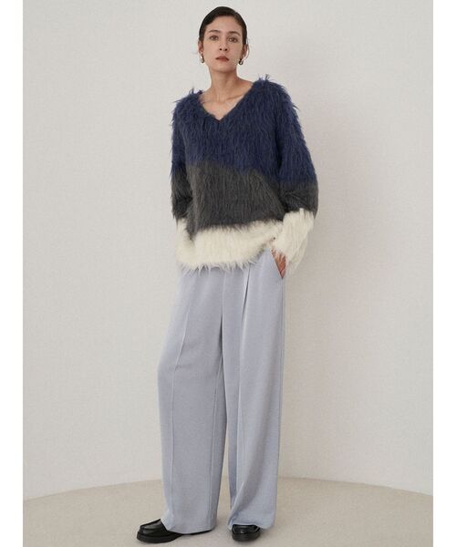 ELENDEEK（エレンディーク）の「シャイニーセミワイドパンツ（その他パンツ・レディース・ライトブルー/グレー/アイボリー・01/02）」の21枚目の写真