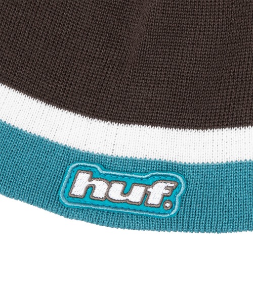 HUF（ハフ）の「H DOT BEANIE（ニットキャップ/ビーニー・メンズ・ブラック/ブラウン系その他・O/S）」の6枚目の写真