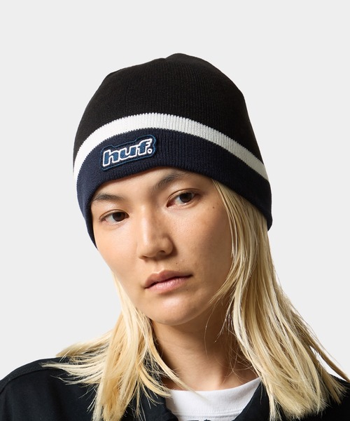 HUF（ハフ）の「H DOT BEANIE（ニットキャップ/ビーニー・メンズ・ブラック/ブラウン系その他・O/S）」の9枚目の写真