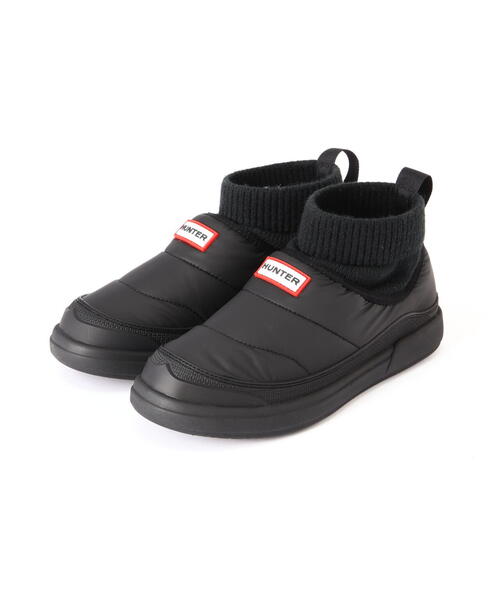 HUNTER(ハンター)の「HUNTER(ハンター) womens in/out puffer knitted cuff boot/WFS2265REN【2025年秋冬入荷モデル】(ブーツ・レディース・ブラック/ホワイト・3/4/5/6)」の5枚目の写真