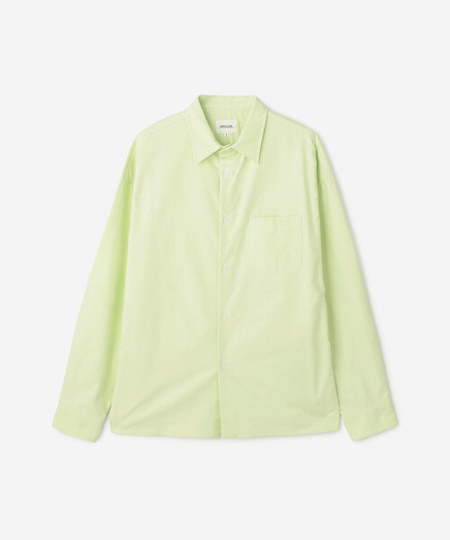 Morris & Sons（モリスアンドサンズ）の「MORRIS & SONS | ピンオックス 長袖シャツ MEN（シャツ/ブラウス・メンズ・サックスブルー/ホワイト/グリーン・3/4/2）」の2枚目の写真