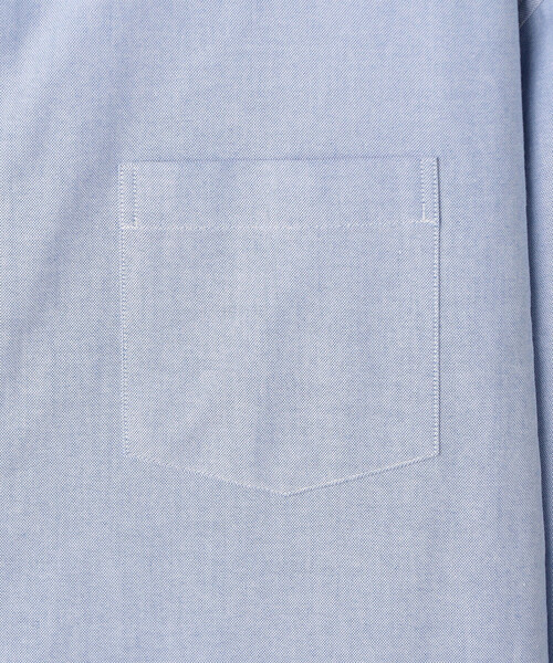 Morris & Sons（モリスアンドサンズ）の「MORRIS & SONS | ピンオックス 長袖シャツ MEN（シャツ/ブラウス・メンズ・サックスブルー/ホワイト/グリーン・3/4/2）」の9枚目の写真