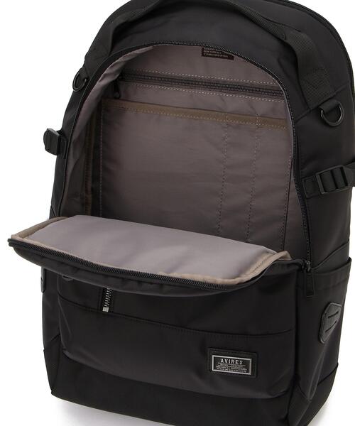 AVIREX（アヴィレックス）の「《価格改定商品》 SOLID RUCK SACK / ソリッド リュックサック / AVIREX / アヴィレックス / AX2053（バックパック/リュック・メンズ・ブラック/オリーブ系・F）」の11枚目の写真